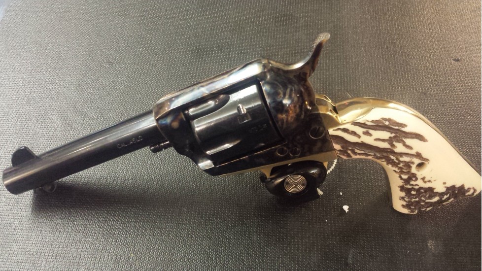 Pietta 1873 SA ,Brass Back Strap, Eagle, 45 Long Colt, 4¾ 